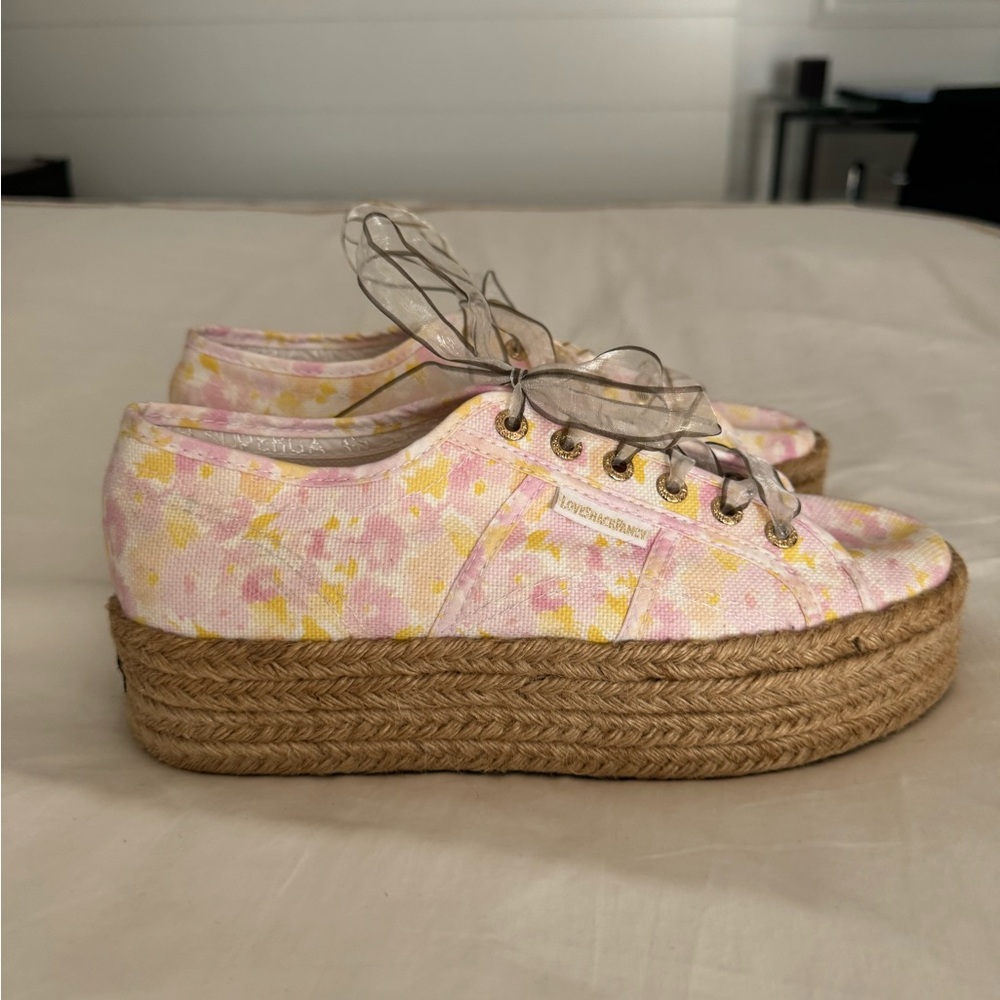 Loveshack Fancy x Superga sneakers